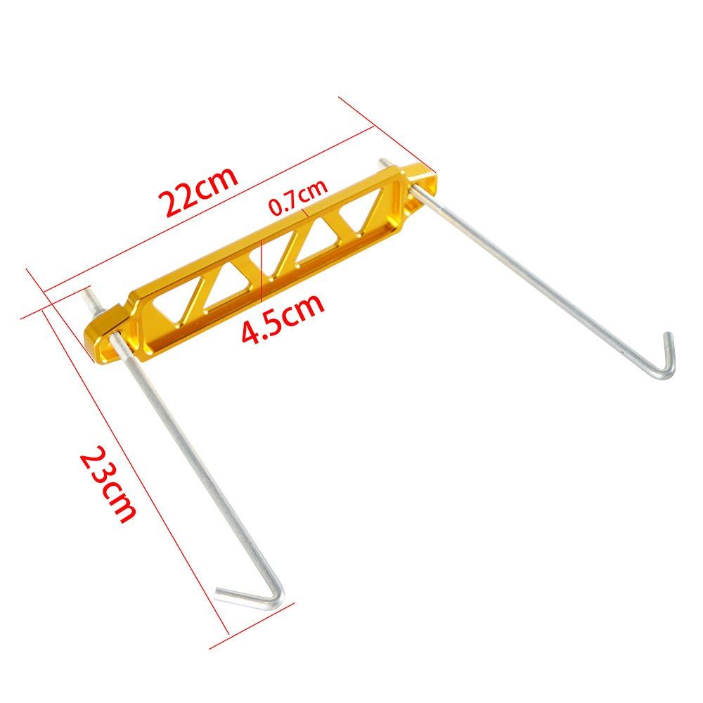 1 Set Aluminum Alloy Battery 10inch Tray Car Accessories Parts Holder  For Car