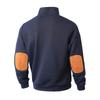 Men's Color Stand Collar Button Sweatshirt Hoodie Men's Sports Large Size Casual Sweatshirt