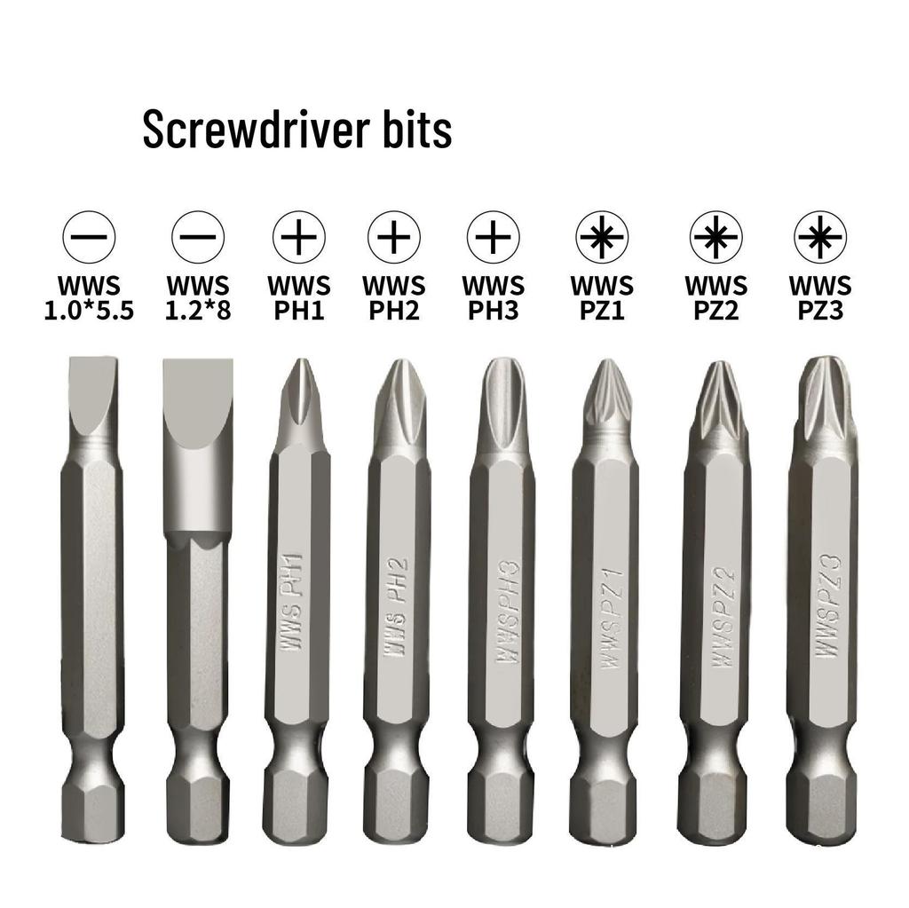 Multifunctional Magnetic Hex Handle Screwdriver Bit Set