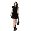 French Hepburn style black temperament dress children's summer 2026 new small slim short skirt women's clothing