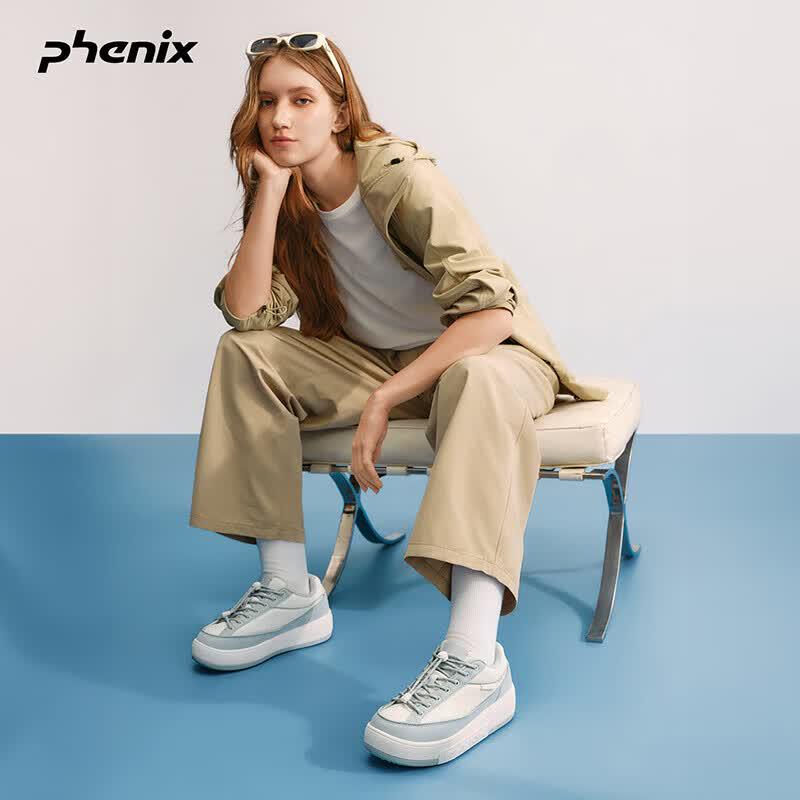 Phenix 2026 Macaron Chunky Platform Sneakers 41 серо-белый