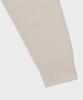 BASIC HOUSE Uni Ribbed Semi-Overfit Round Neck Knit Cream Lwkt7103