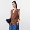 JNBY Summer V-Neck Open Front Knit Vest