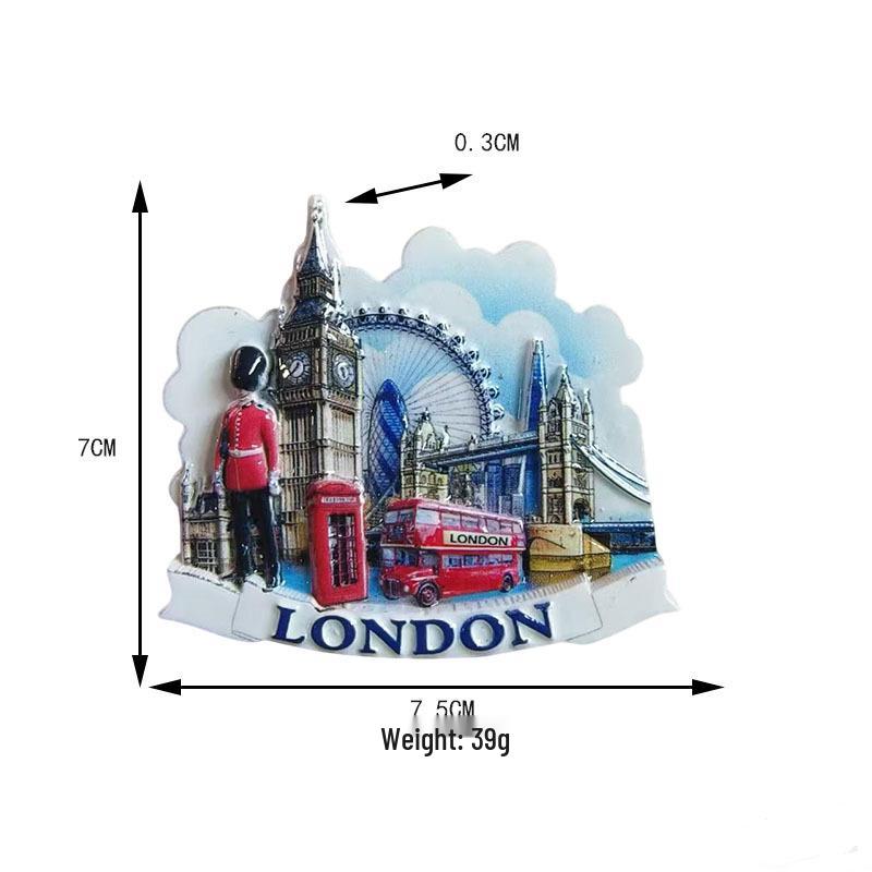 London Creative City Travel Souvenir Refrigerator Magnet
