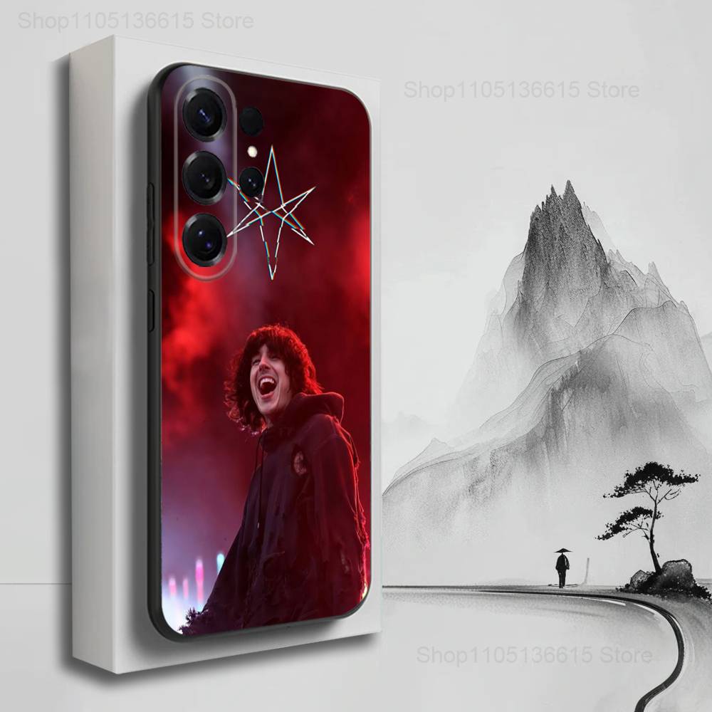 

Band B-BMTH-es Cool Case For Samsung S25,S24,S23,S22,S21,S20,S10,S9,Ultra,Plus,Lite,FE,Soft Silicone Black Cover SamsungS9