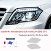 2Pcs Pre-Cut For Mercedes Benz GLK X204 2013-2015 Car Clear PPF TPU Sticker Transparent Black Headlight Protective Film Sticker