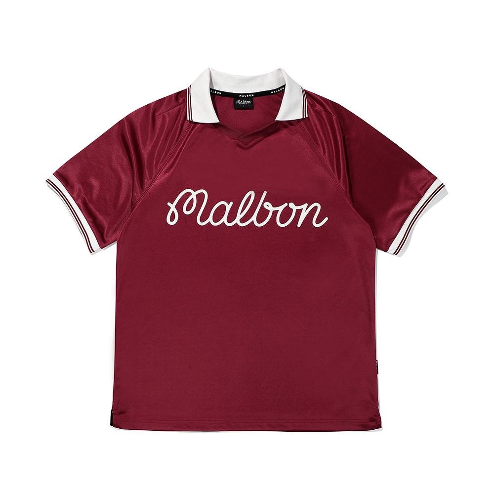 MALBON GOLF M-Replica Polo Shirt Wine (Unisex)