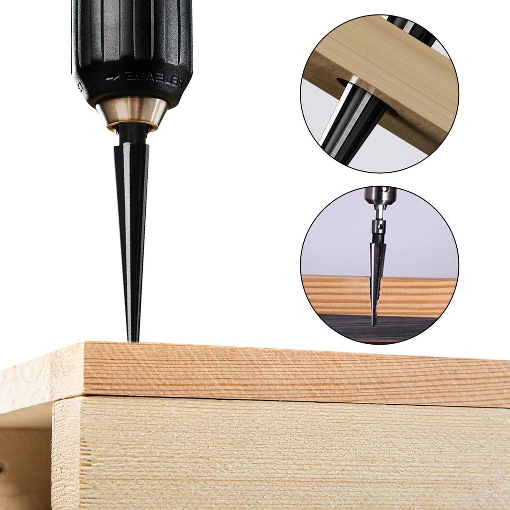 Hexagonal Shank Taper Reamer For Hand Use, Taper Reamer For Woodworking Machines