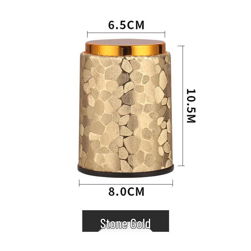 Verdickter Gold-Spitzen Leder Würfelbecher für Bar & Kneipe