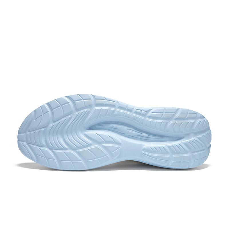 Hongxing Erke Lightweight Trendy Fashion Mesh Shock Absorbing Breathable Casual Running Shoes Men Sneakers White Blue 51125203471-001