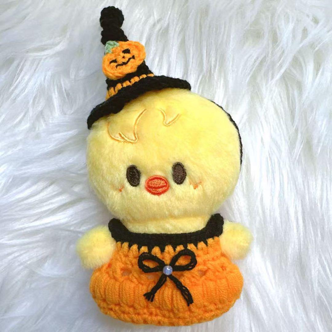 

[USED] skzoo 10cm Plush Toy, Pogari, Halloween Pumpkin, Witch Hat