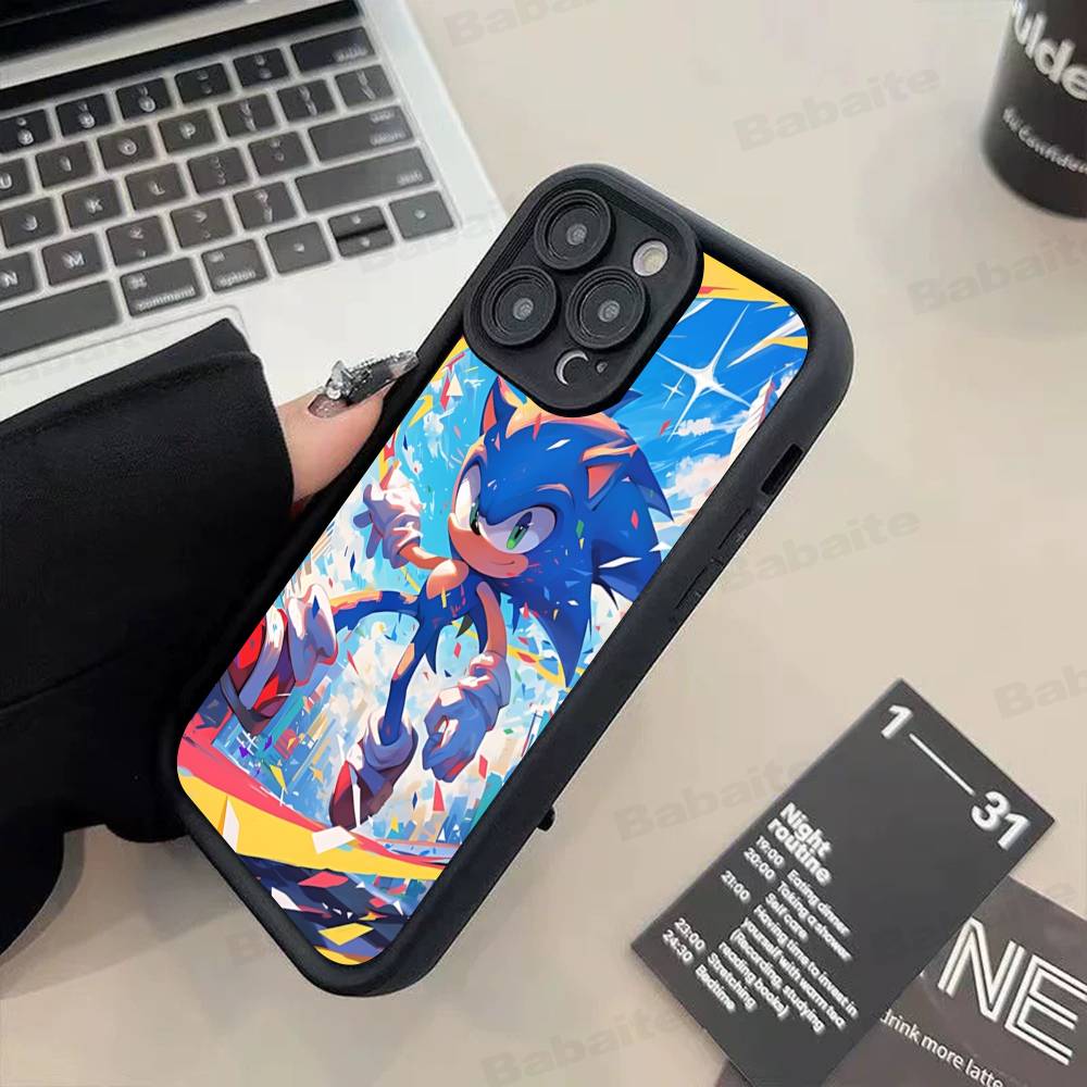 

Supersonic Capability S-SonicS Movie Phone Case For IPhone 17 16 15 13 11 12 14 Pro Max Plus Silicone Cover Shell iPhone 14pro max