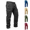 Herren Farbe Retro Multi-Pocket Cargohose