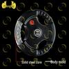 Rubber Coated Three-Hole Olympic Barbell Weight Plate