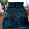 Star Map Blue Bedding Set King Queen Double Full Twin Single Size Duvet Cover Pillow Case Bed Linen Set