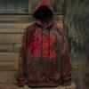 Fashion Men's Hoodie Horror Bloody Patterns 3D Print Hoodies Spring And Autumn Street Casual Boy Sweatshirt Men's Oversized Top Clothing