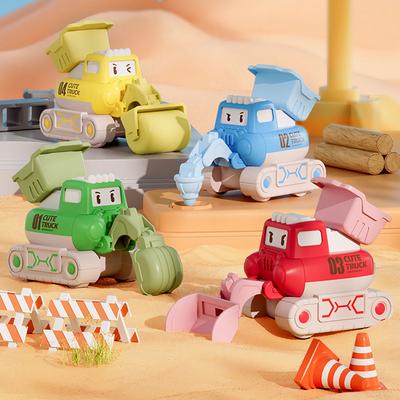 1 Stück Minibagger Spaß Baufahrzeug Spielzeug Pädagogisches Kinder Kognitives Interaktives Puzzlespielzeug Kreatives Bagger Spielzeug Chr