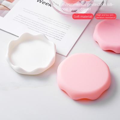 Tassenzubehör Wiederverwendbarer Becher Tasse Deckel Silikon Staubdicht Glasbecher Deckel Staubschutz Tee Kaffee Abdeckung Tassendeckel Kappe