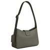 Coach Eliza 25 Zipper Closure Adjustable Shoulder Strap Calfskin Tote Shoulder Bag Medium Women Bags Gunmetal Military-Green CT853-QBMGR