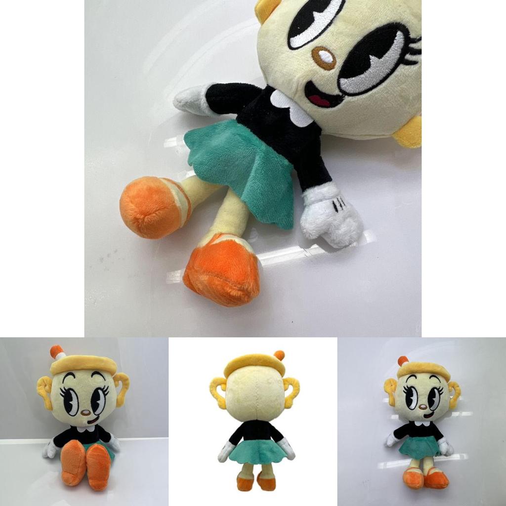 Brinquedo de Pelúcia Aventura Cabeça de Xícara Cuphead Para Crianças 9 pol.