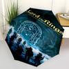 1pc The Lord of the Rings Fellowship of the Ring Automatic Folding Umbrella - Compact 8-Rib Design, Durable Plastic & Iron1026L