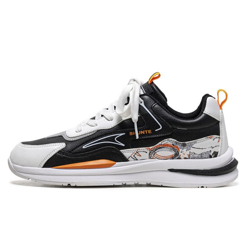 

Весенняя спортивная обувь для активного отдыха Мужская корейская версия трендовой повседневной обуви для бега Модные нишевые туфли Старые туфли на платформе 44 синий