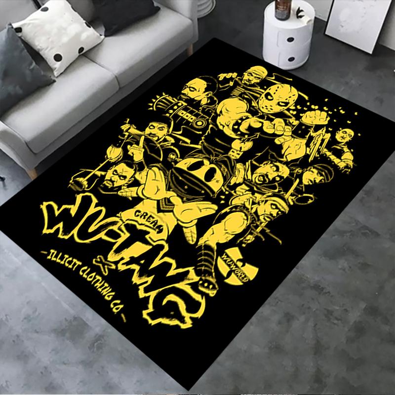 

2025 New WU TANG Carpet Rug for Living Room Bedroom Home Sofa Decoration,Kids play Non-slip Floor Mat102 40x60cm( 15x23in )