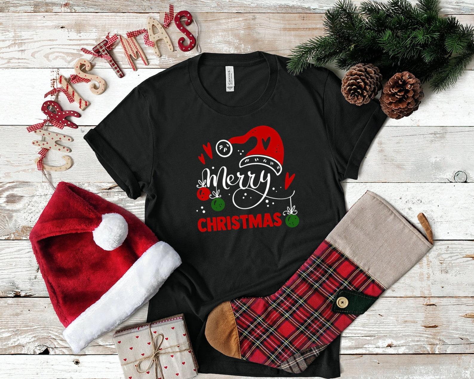 Merry Christmas Graphic Tee XL