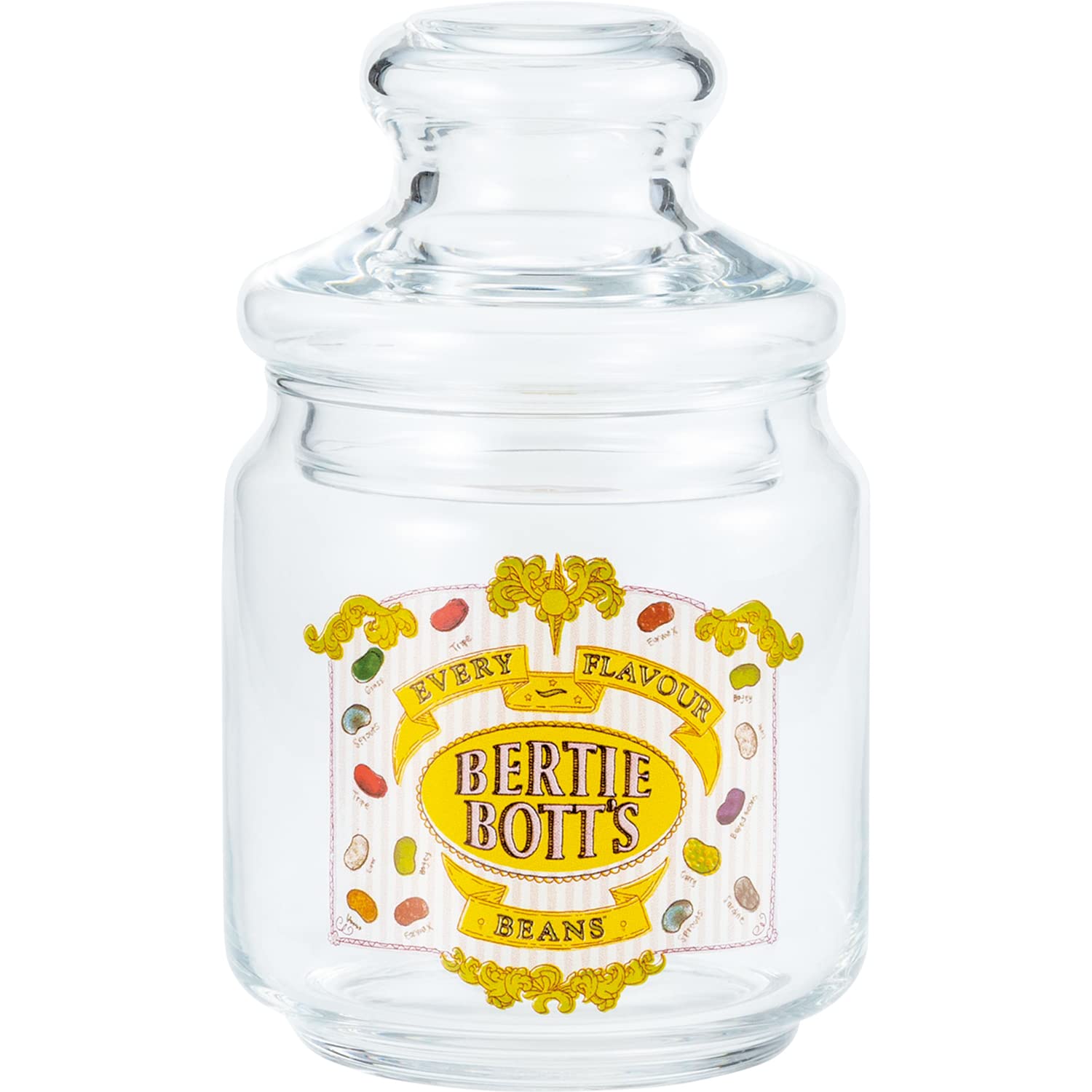 

Банка для хранения Sun Art Glass 500 мл Каждый вкус Бобы Сделано в Японии Прозрачный Гарри Поттер Прибл. SAN3754-1