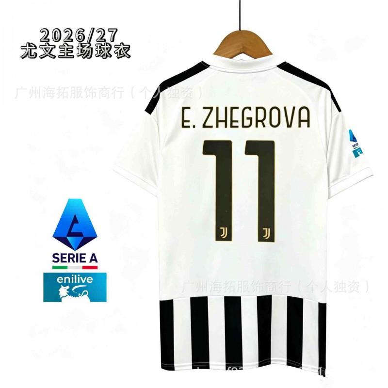 Juventus 2024-25 Heim Auswärts Fußballtrikot Gestreiftes Fußballhemd Herren Damen Erwachsene Fan Edition