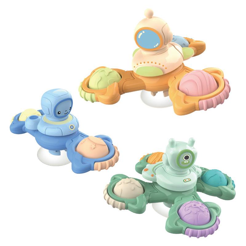 

Spinner 3x Baby Toy Toddler Bath Toy Suction Cup Astronaut Spinning Toy For Kids