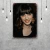 Zoey Deschanel Actor Decor Vintage Metal Signs Tin Signs Captain Poster Decor for Bar Pub Club Man Cave Wall Decoration