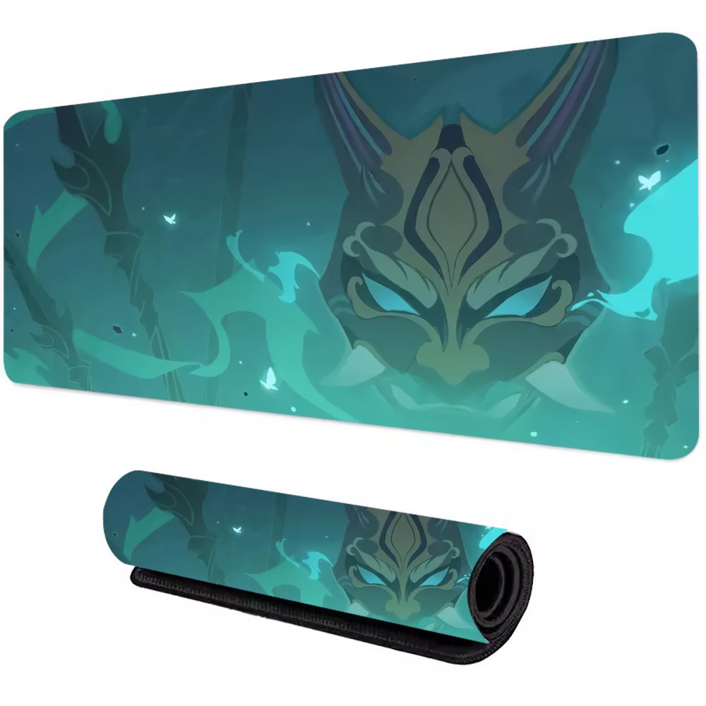Large Mausepad Genshin Impact Gaming Laptops Gamer Keyboard Pad Pc Accessories Deskmat Mouse Rubber Mat Mousepad