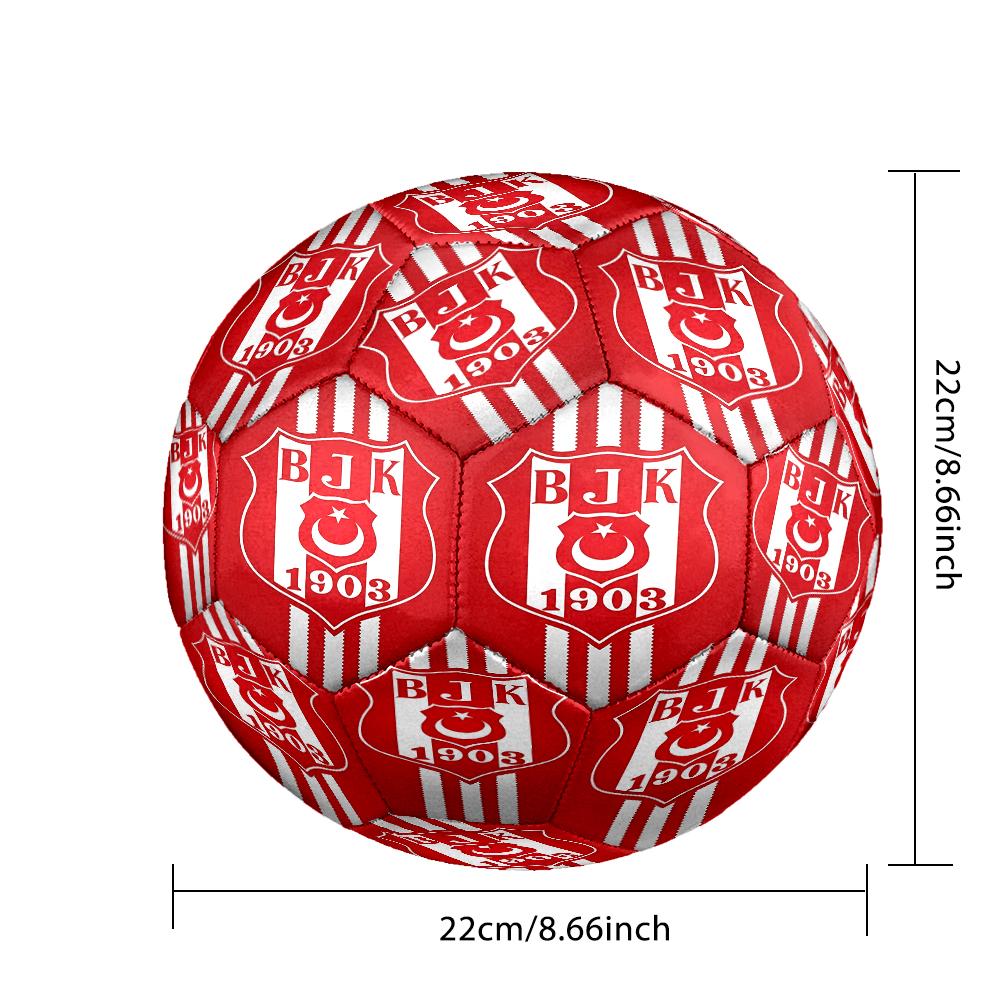 Be?ikta? Istanbul Football Club Size 5 Soccer Ball,Indoor/Outdoor Suitable for Training Matches Tournaments Practice Games Perfect Gift for Fan
