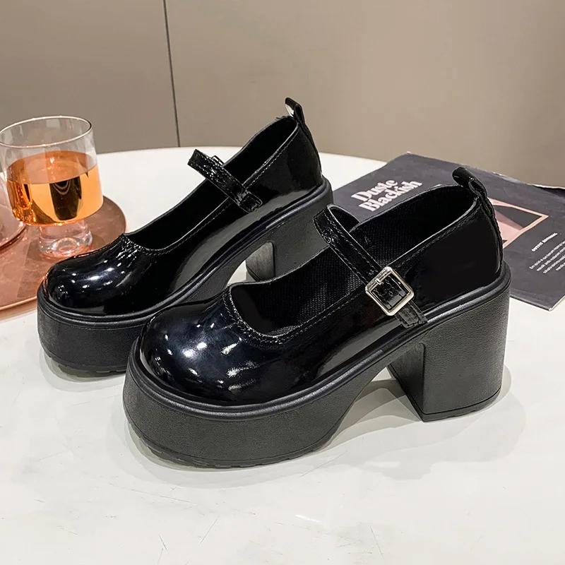 

Весенне-осенняя мода Новые милые туфли-лодочки с круглым носком Однотонные Повседневные и удобные Женские банкетные Сексуальные туфли на высоком каблуке 40