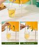 Portable Summer Beverage Dispenser with Spigot - Ideal for Infused Water and Juices