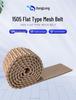 Modular Plastic Mesh Conveyor Belt with Flat Chain Plate