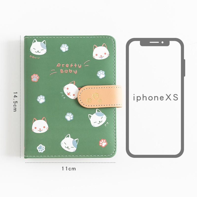 RosyPosy Soft Elegant Oil Painting Wind Magnetic Buckle Book Handmade Materials Student Supplies Color Inner Page Notebook