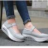 Fashion Air-cushion Nurse Shoes, Women's Soft-soled, Breathable, Thick-soled, Non-slip, Non-tiring Feet, Work White Shoes, One-step Flat