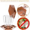 Transparent Hanging Bird Feeder Squirrel Proof Bird Food Container Bird Feeding Station  Backyard