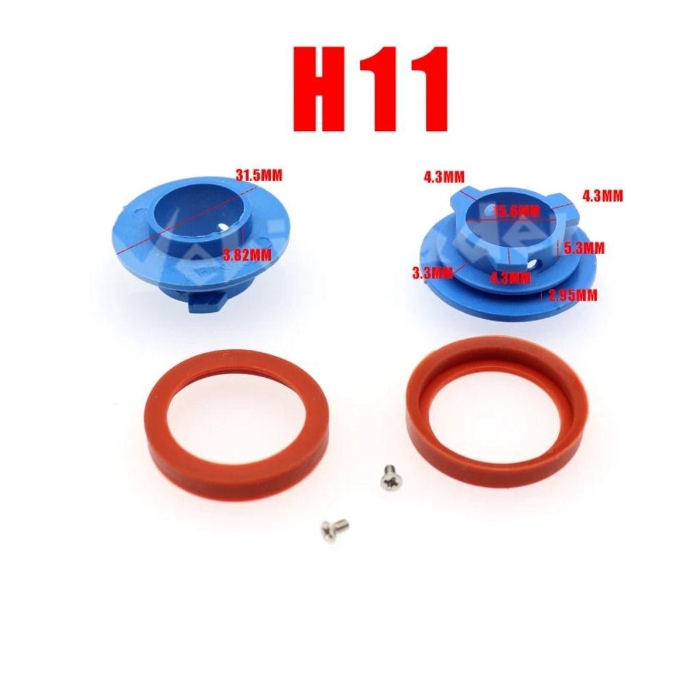 2stk H4-HB2/H3/H1 Lampepæresokkel 880/9006-HB4/9005-HB3/H11/H7 Adaptersokkel Holderholder