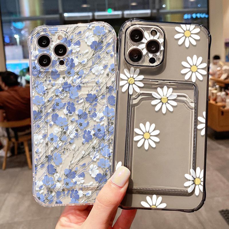 Flower Phone Case For Samsung A56 A55 5g A16 A36 Case S24 FE S23 S25 Ultra A54 A35 A25 A53 A26 A34 Wallet Card Bag Holder Cover