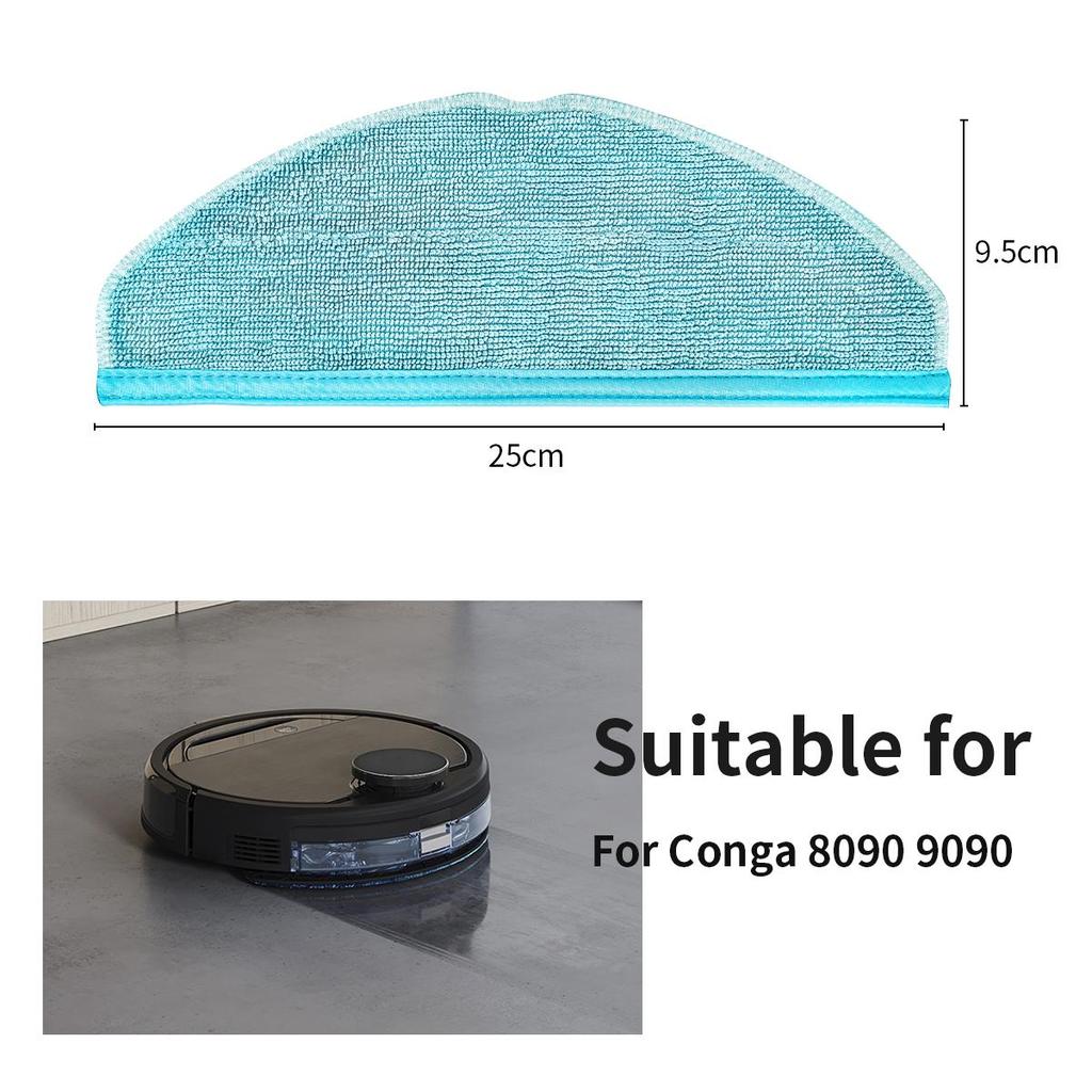 Mop Cloth for Cecotec Conga 8090 9090 Vacuum Cleaner Parts Robotic