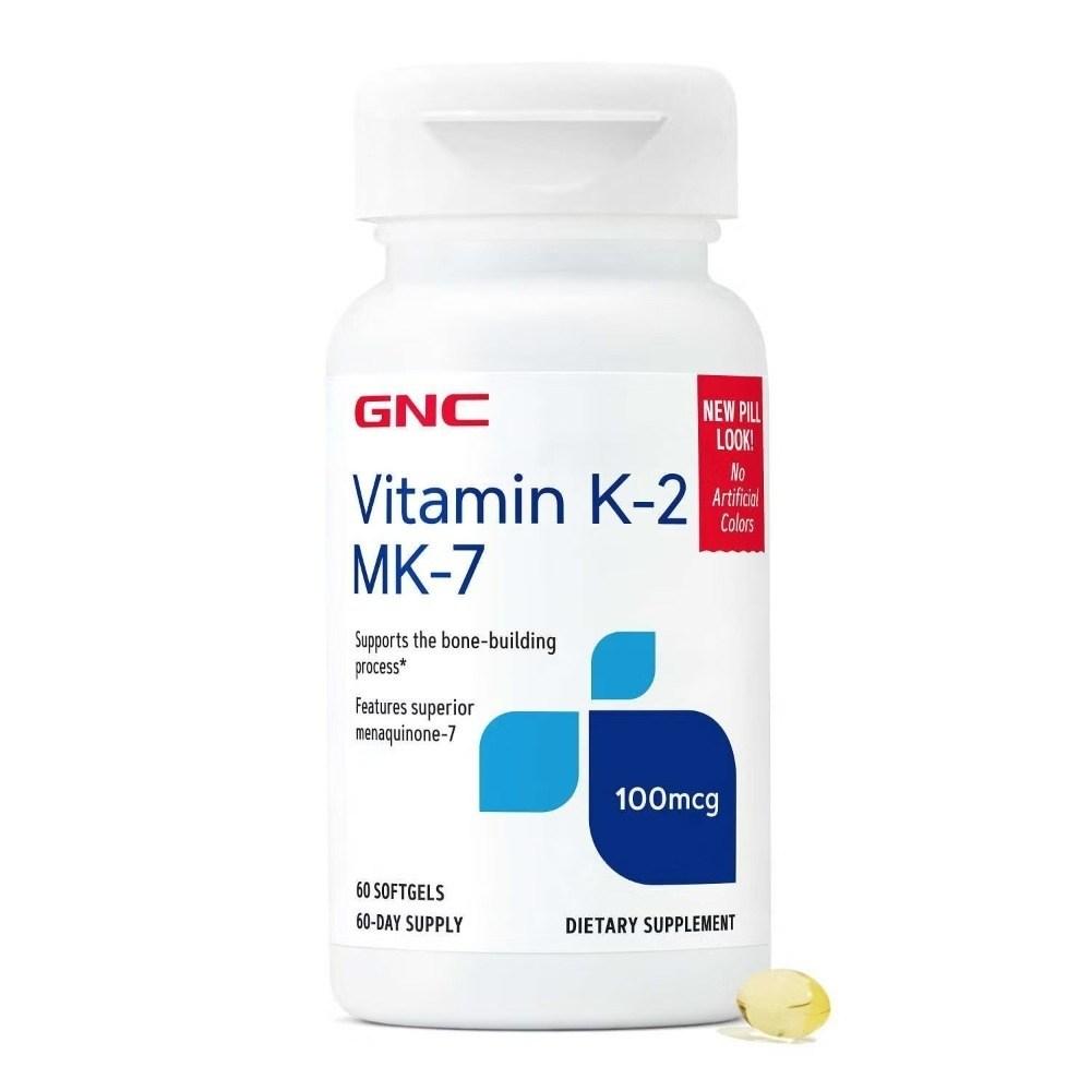 GNC Vitamin K2 100mcg 60 Tablets 1 pcs