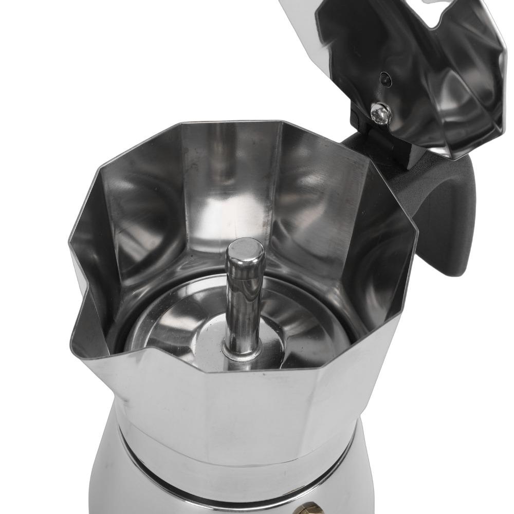Stainless Steel Stovetop Coffee Maker Stovetop Espresso Maker Gas Stove Compatible