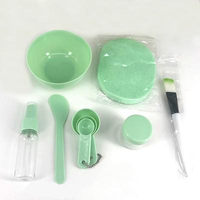 9Pcs/Set Cosmetic Tools Palstic Mask Bowl Stick Brush Measuring Spoon Face Puff Bubble Bottle Spray Bottle Face Skin Care Tools