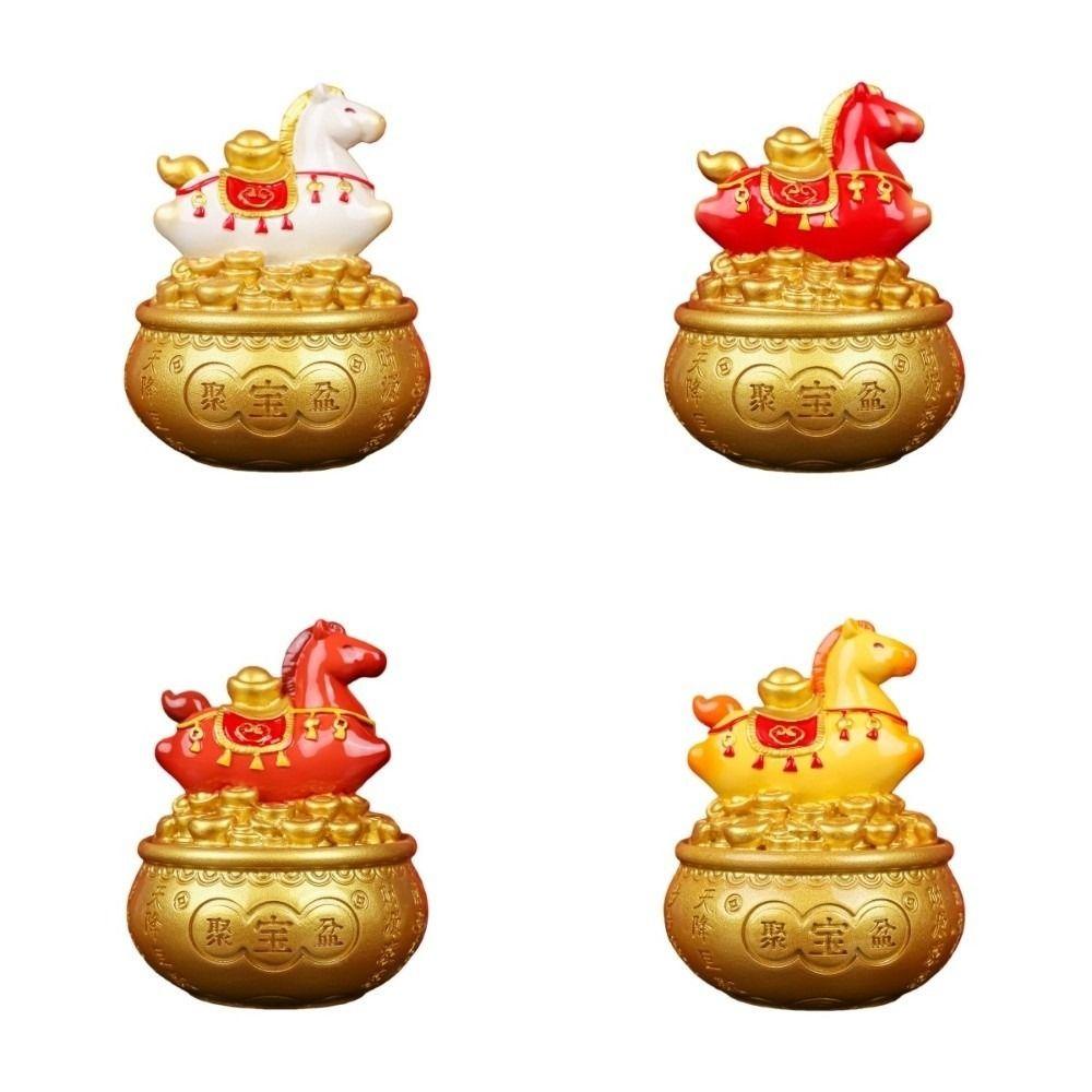 Chinese Style Zodiac Horse Figurines Table Decoration Horse Figures Ornament  Table Desk