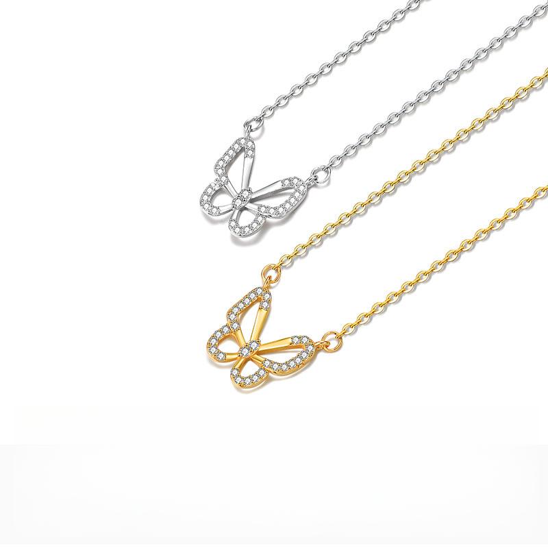High Grade Hollowed Out Butterfly Necklace, Female Niche, Cold Style, Blogger Style, Personality