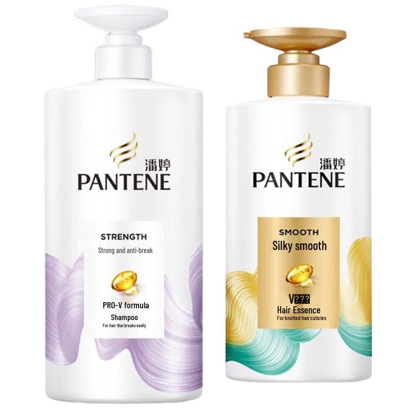Pantene PRO-V Anti-Breakage Shampoo & Silky Smooth Conditioner Set