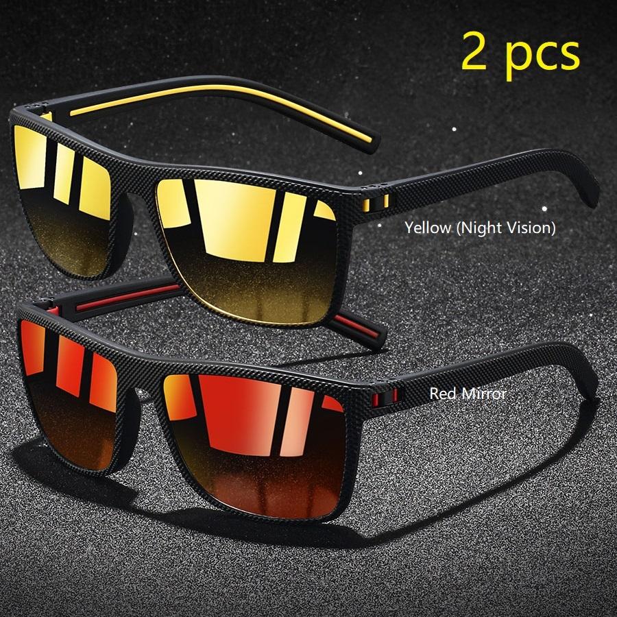 Módní Vintage Kostkované Sluneční Brýle Muži Ženy Klasické Řidičské Rybářské Čtvercové Sluneční Brýle Muž Retro Brýle UV400